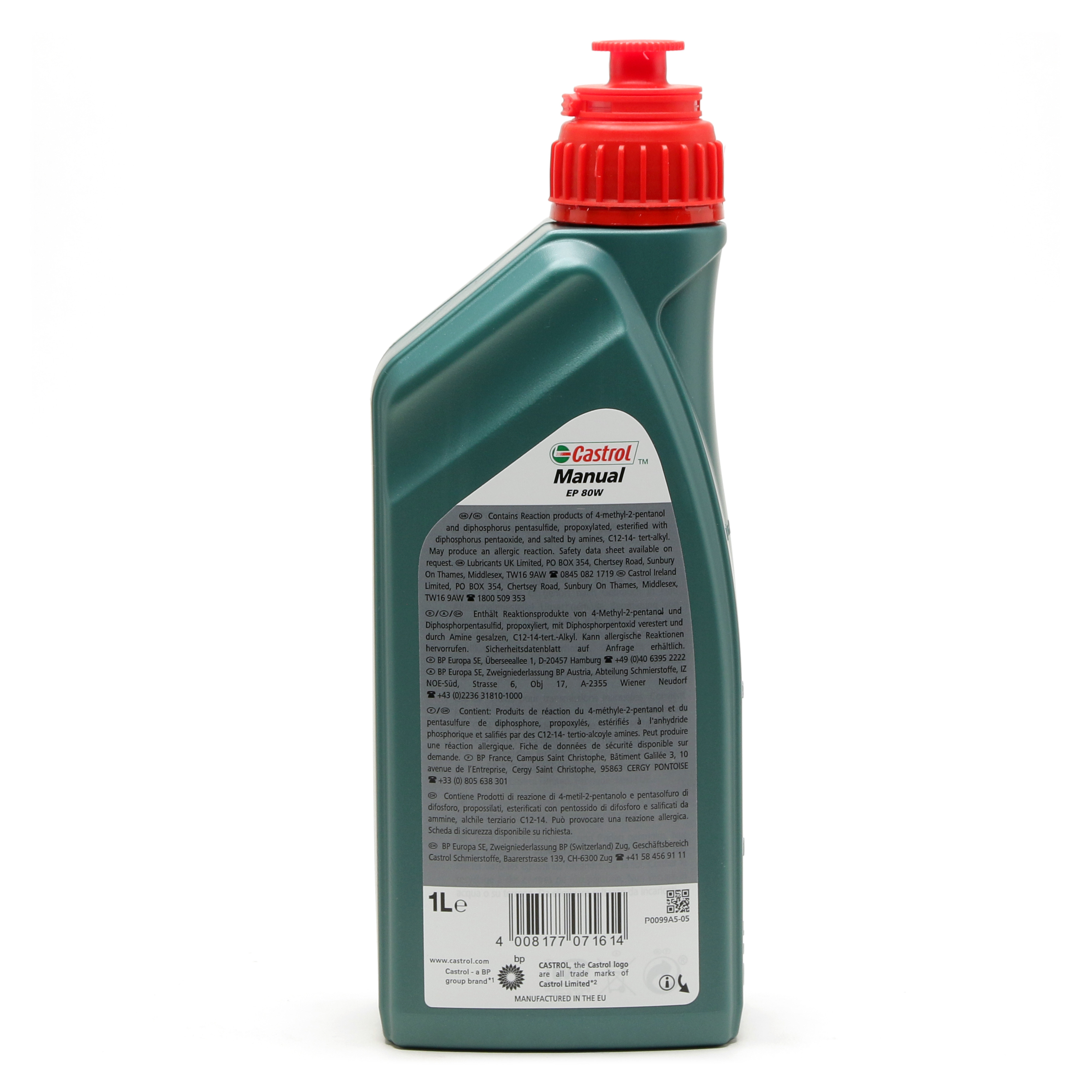 Castrol Manual EP 80W Schaltgetriebeöl 1l Flasche